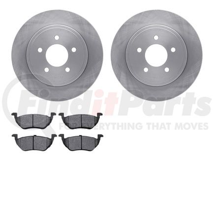 Dynamic Friction Company 6502-99564 DFC Brake Rotor with 5000 Advanced Brake Pads