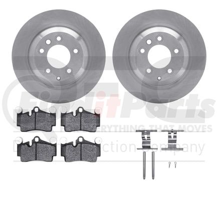 Dynamic Friction Company 6512-02139 Brake Rotor with 5000 Brake Pads and Hardware Kit