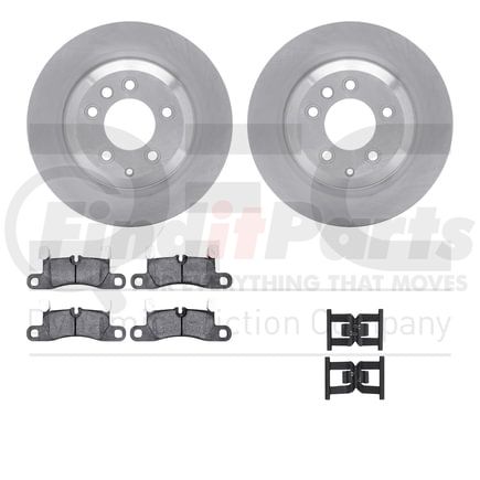 Dynamic Friction Company 6512-02142 Brake Rotor with 5000 Brake Pads and Hardware Kit