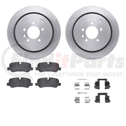 Dynamic Friction Company 6512-11082 Brake Rotor with 5000 Brake Pads and Hardware Kit