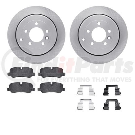 Dynamic Friction Company 6512-11093 Brake Rotor with 5000 Brake Pads and Hardware Kit