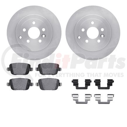 Dynamic Friction Company 6512-11113 Brake Rotor with 5000 Brake Pads and Hardware Kit