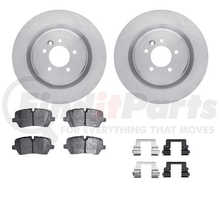 Dynamic Friction Company 6512-11142 Brake Rotor with 5000 Brake Pads and Hardware Kit