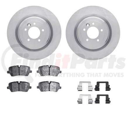 Dynamic Friction Company 6512-11143 Brake Rotor with 5000 Brake Pads and Hardware Kit