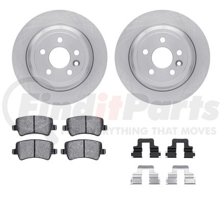 Dynamic Friction Company 6512-11148 Brake Rotor with 5000 Brake Pads and Hardware Kit