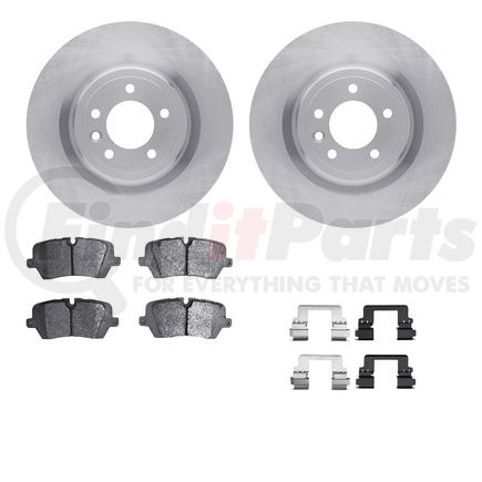 Dynamic Friction Company 6512-11157 Brake Rotor with 5000 Brake Pads and Hardware Kit