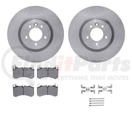 Dynamic Friction Company 6512-11185 Brake Rotor with 5000 Brake Pads and Hardware Kit