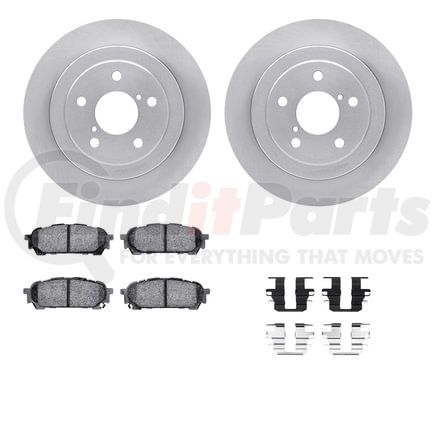 Dynamic Friction Company 6512-13077 Brake Rotor with 5000 Brake Pads and Hardware Kit