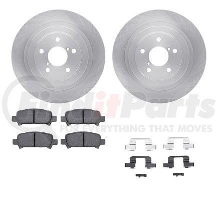 Dynamic Friction Company 6512-13145 Brake Rotor with 5000 Brake Pads and Hardware Kit