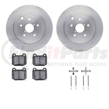 Dynamic Friction Company 6512-13156 Brake Rotor with 5000 Brake Pads and Hardware Kit