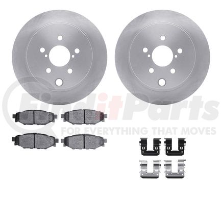 Dynamic Friction Company 6512-13165 Brake Rotor with 5000 Brake Pads and Hardware Kit