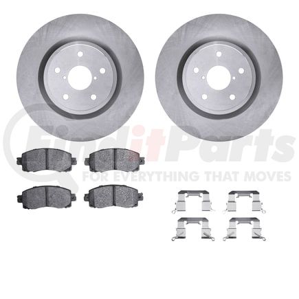 Dynamic Friction Company 6512-13231 Brake Rotor with 5000 Brake Pads and Hardware Kit