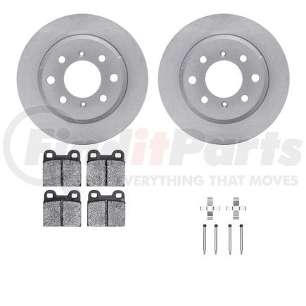 Dynamic Friction Company 6512-16003 Brake Rotor with 5000 Brake Pads and Hardware Kit