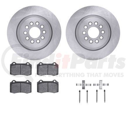 Dynamic Friction Company 6512-20079 Brake Rotor with 5000 Brake Pads and Hardware Kit