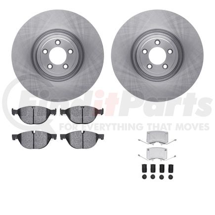 Dynamic Friction Company 6512-20119 Brake Rotor with 5000 Brake Pads and Hardware Kit