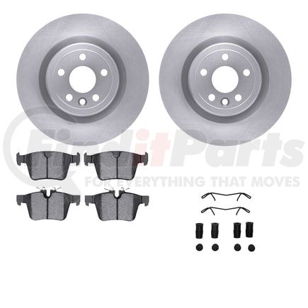 Dynamic Friction Company 6512-20152 Brake Rotor with 5000 Brake Pads and Hardware Kit