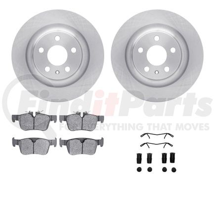 Dynamic Friction Company 6512-27342 Brake Rotor with 5000 Brake Pads and Hardware Kit