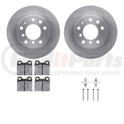 Dynamic Friction Company 6512-31150 Brake Rotor with 5000 Brake Pads and Hardware Kit