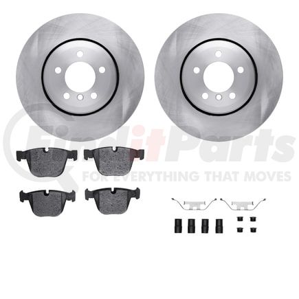 Dynamic Friction Company 6512-31363 Brake Rotor with 5000 Brake Pads and Hardware Kit