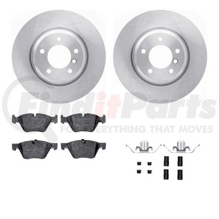 Dynamic Friction Company 6512-31417 Brake Rotor with 5000 Brake Pads and Hardware Kit