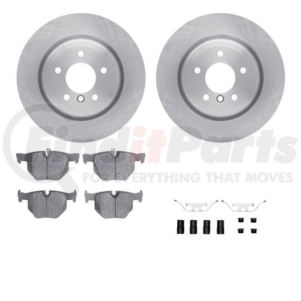 Dynamic Friction Company 6512-31423 Brake Rotor with 5000 Brake Pads and Hardware Kit