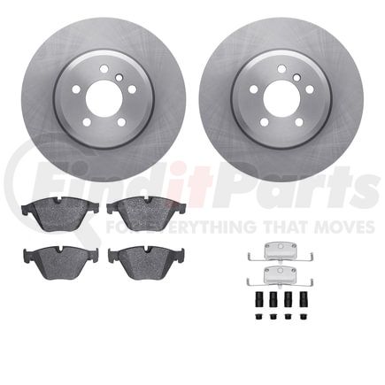 Dynamic Friction Company 6512-31503 Brake Rotor with 5000 Brake Pads and Hardware Kit