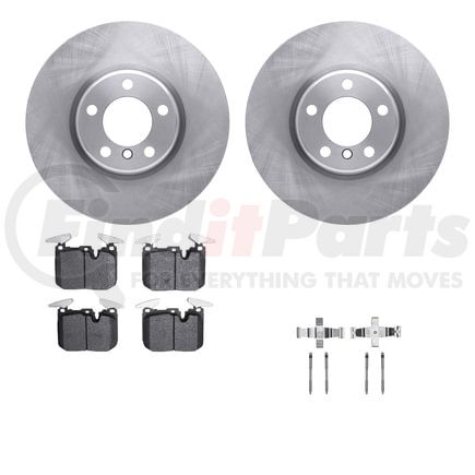 Dynamic Friction Company 6512-31555 Brake Rotor with 5000 Brake Pads and Hardware Kit
