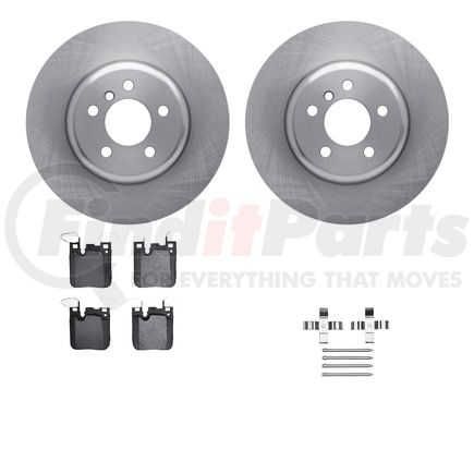 Dynamic Friction Company 6512-31593 Brake Rotor with 5000 Brake Pads and Hardware Kit