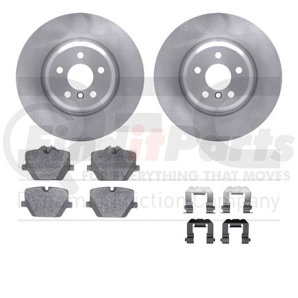 Dynamic Friction Company 6512-31620 Brake Rotor with 5000 Brake Pads and Hardware Kit
