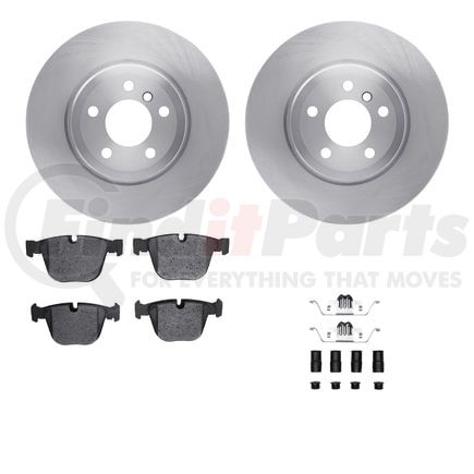 Dynamic Friction Company 6512-31669 Brake Rotor with 5000 Brake Pads and Hardware Kit
