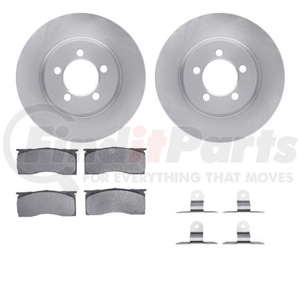 Dynamic Friction Company 6512-40082 Brake Rotor with 5000 Brake Pads and Hardware Kit