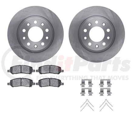 Dynamic Friction Company 6512-40204 Brake Rotor with 5000 Brake Pads and Hardware Kit