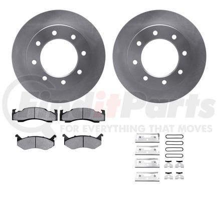 Dynamic Friction Company 6512-40315 Brake Rotor with 5000 Brake Pads and Hardware Kit