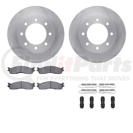 Dynamic Friction Company 6512-40450 Brake Rotor with 5000 Brake Pads and Hardware Kit