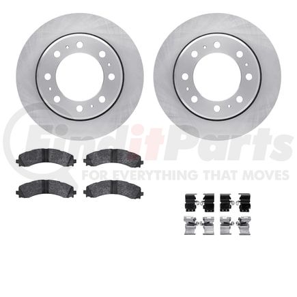 Dynamic Friction Company 6512-40517 Brake Rotor with 5000 Brake Pads and Hardware Kit