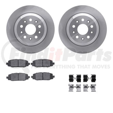 Dynamic Friction Company 6512-42234 Brake Rotor with 5000 Brake Pads and Hardware Kit