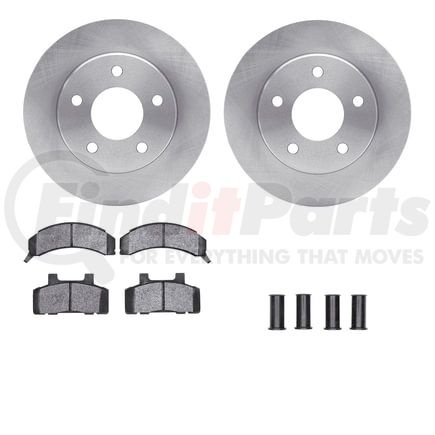 Dynamic Friction Company 6512-45056 Brake Rotor with 5000 Brake Pads and Hardware Kit
