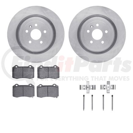 Dynamic Friction Company 6512-47217 Brake Rotor with 5000 Brake Pads and Hardware Kit