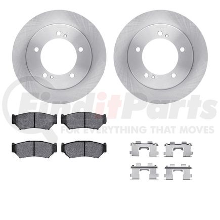 Dynamic Friction Company 6512-47274 Brake Rotor with 5000 Brake Pads and Hardware Kit