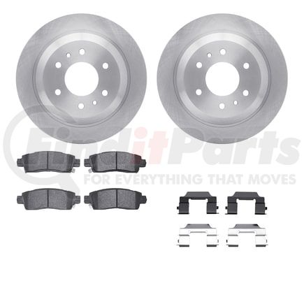 Dynamic Friction Company 6512-48289 Brake Rotor with 5000 Brake Pads and Hardware Kit