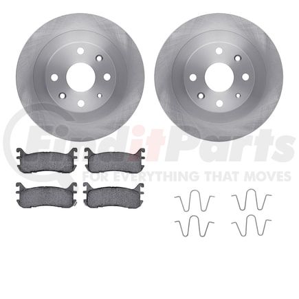 Dynamic Friction Company 6512-54234 Brake Rotor with 5000 Brake Pads and Hardware Kit