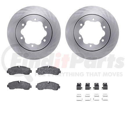 Dynamic Friction Company 6512-54231 Rotors with 5000 Advanced Brake Pads includes Hardware