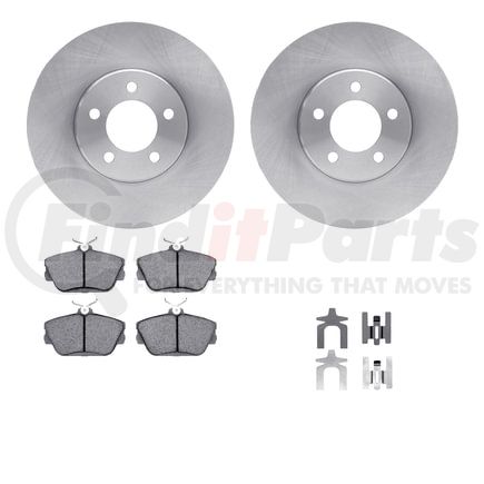 Dynamic Friction Company 6512-54347 Brake Rotor with 5000 Brake Pads and Hardware Kit