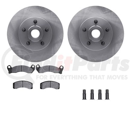 Dynamic Friction Company 6512-56034 Brake Rotor with 5000 Brake Pads and Hardware Kit