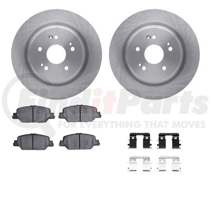 Dynamic Friction Company 6512-58149 Brake Rotor with 5000 Brake Pads and Hardware Kit