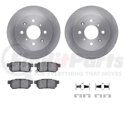 Dynamic Friction Company 6512-59183 Brake Rotor with 5000 Brake Pads and Hardware Kit