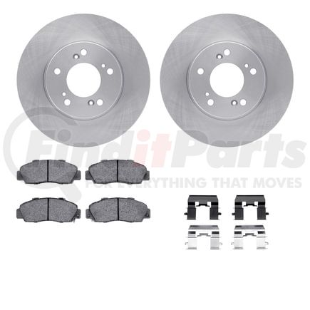 Dynamic Friction Company 6512-59331 Brake Rotor with 5000 Brake Pads and Hardware Kit