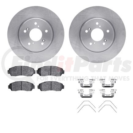 Dynamic Friction Company 6512-59426 Brake Rotor with 5000 Brake Pads and Hardware Kit