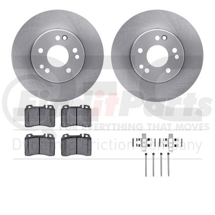 Dynamic Friction Company 6512-63248 Brake Rotor with 5000 Brake Pads and Hardware Kit