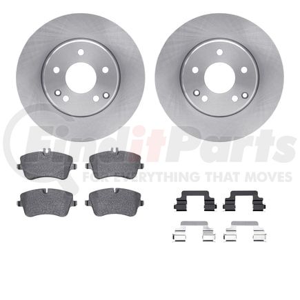 Dynamic Friction Company 6512-63337 Brake Rotor with 5000 Brake Pads and Hardware Kit